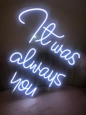 It was always you