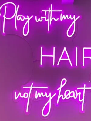Play with my hair not my heart