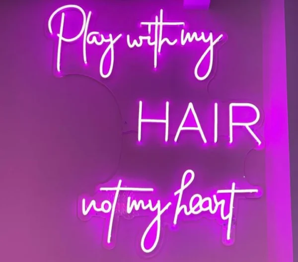 Play with my hair not my heart